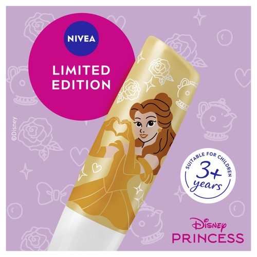 NIVEA Disney Princess Belle Vanilla Cupcake Lip Balm 4.8g