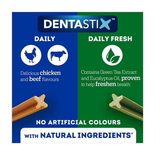 Pedigree Dentastix Daily Adult Large Dog Treats 4 x Dental Sticks 