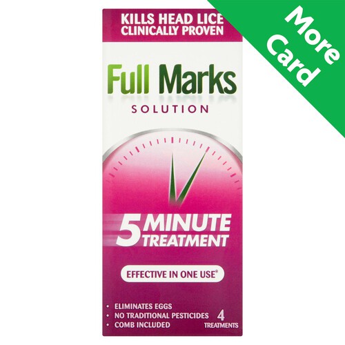 Full Marks Solution 5 Minute Treatment 4 Treatments