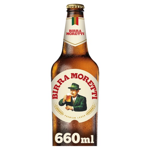 Birra Moretti Lager Beer Bottle