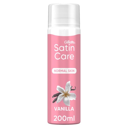 Gillette Satin Care Shave Gel Vanilla Cashmere 200ml
