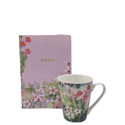 Nutmeg Home Floral Mug & Notebook Set