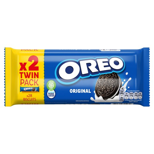 Oreo Original Twin Pack 28 Biscuits