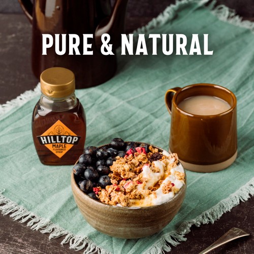 Hilltop Maple Flavoured Syrup   230g