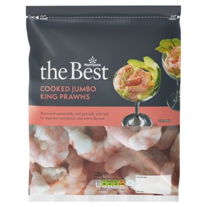 Morrisons The Best Peeled & Cooked Jumbo King Prawns