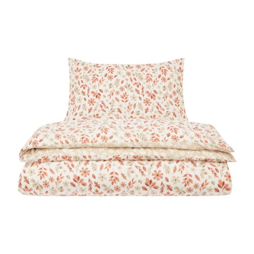 Home Style Silouette Floral Brushed Cotton Duvet Set Double