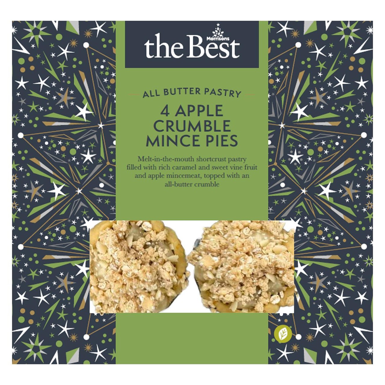 Morrisons The Best Caramel Apple Crumble Mince Pies