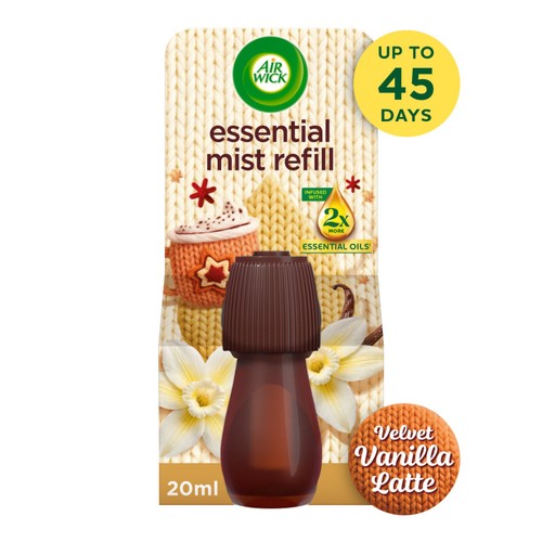 Air Wick Essential Mist Single Refill Velvet Vanilla Latte 20ml