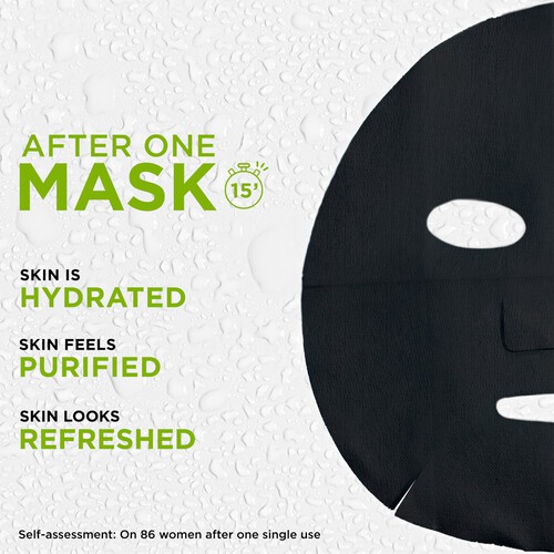 Garnier Skin Active Pure Charcoal Black Tissue Mask