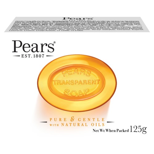 Pears transparent soap bar with natural oils