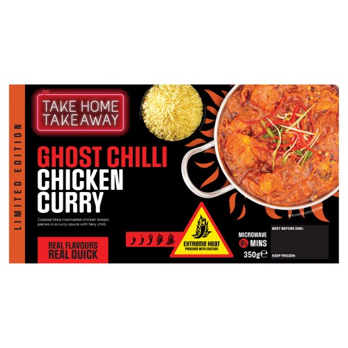 Take Home Takeaway Limited Edition Ghost Chilli Chicken Curry