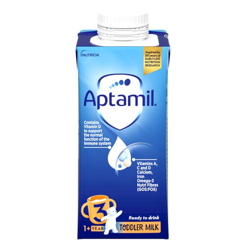 Aptamil 3 Toddler Milk Formula Liquid Ready to Feed 1-3 Years