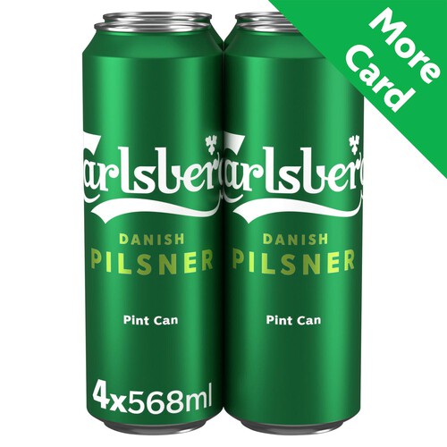 Carlsberg Danish Pilsner Lager Beer Cans 