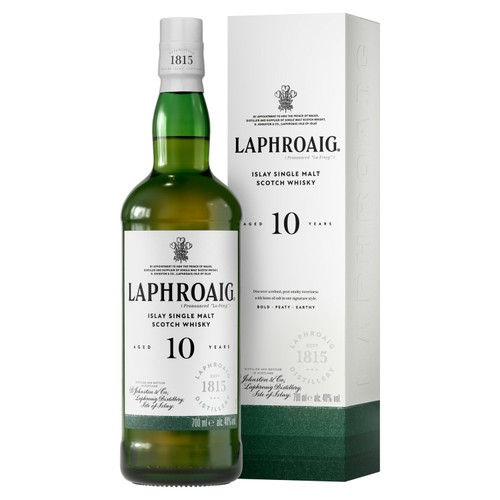 Laphroaig Islay Single Malt Scotch Whisky  - 10 Year Old 