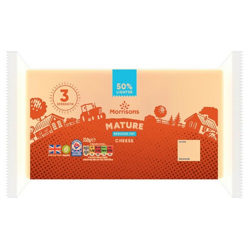 Morrisons 50% Lighter Mature White Cheddar 