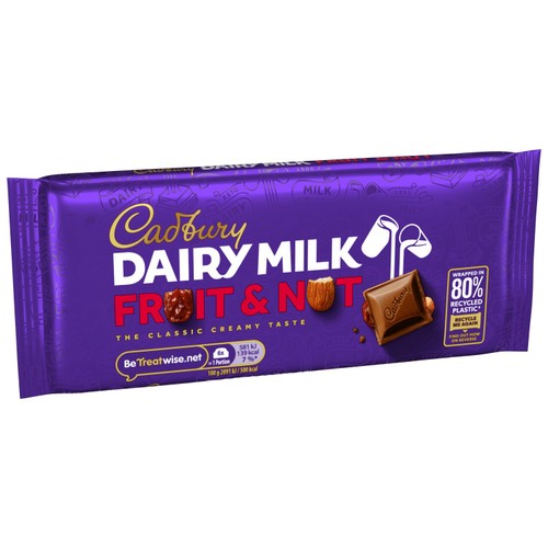 Cadbury Dairy Milk Chocolate Fruit & Nut Bar