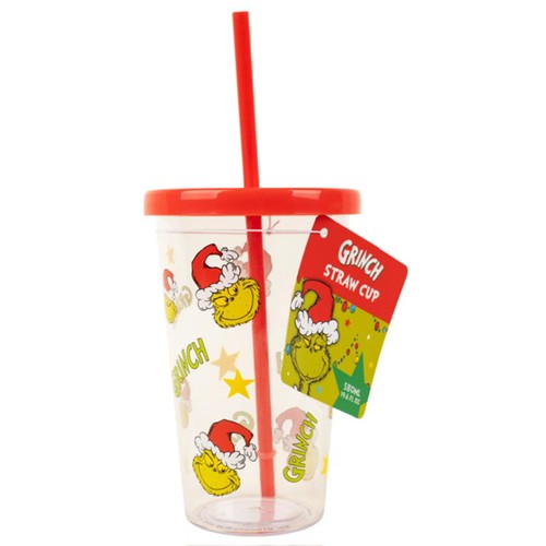 The Grinch Tumbler With Straw