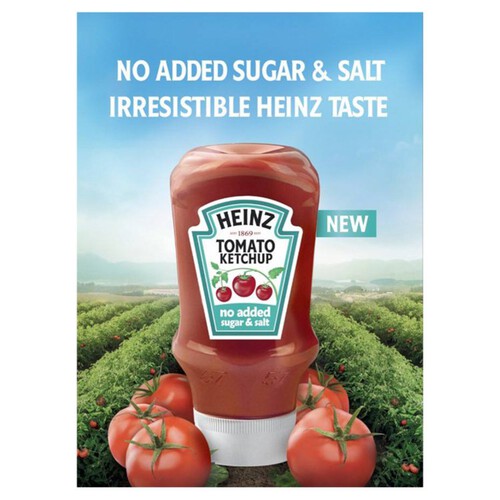 Heinz No Added Sugar & Salt Tomato Ketchup