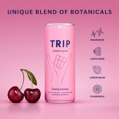 Trip Mindful Blend Cherry Lemon 4 x 250ml