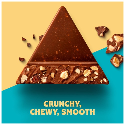Toblerone Crunchy Almonds Chocolate With Honey & Almond Nougat Bar 340g
