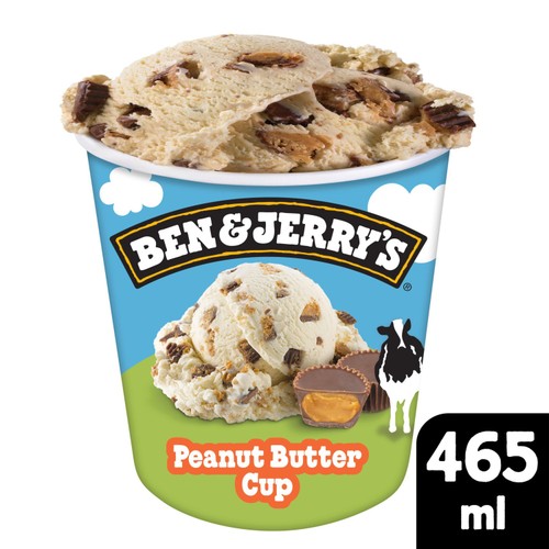 Ben & Jerrys peanut butter cup ice cream