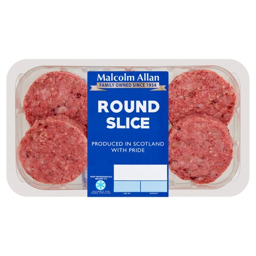 Malcolm Allan Round Slice Beef Sausage