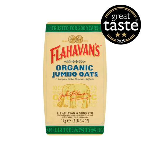 Flahavan's Organic Jumbo Oats   1kg