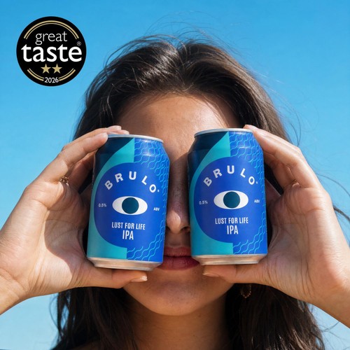 BRULO Lust for Life Alcohol Free IPA Beer 4 x 330ml