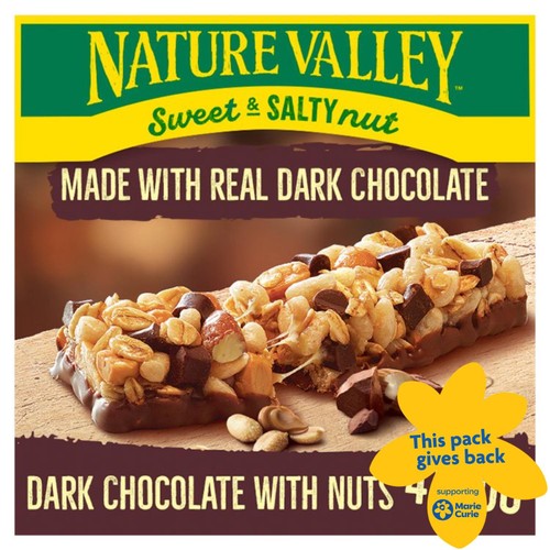 Nature Valley Sweet & Salty Nut Dark Chocolate with Peanuts Cereal Bars