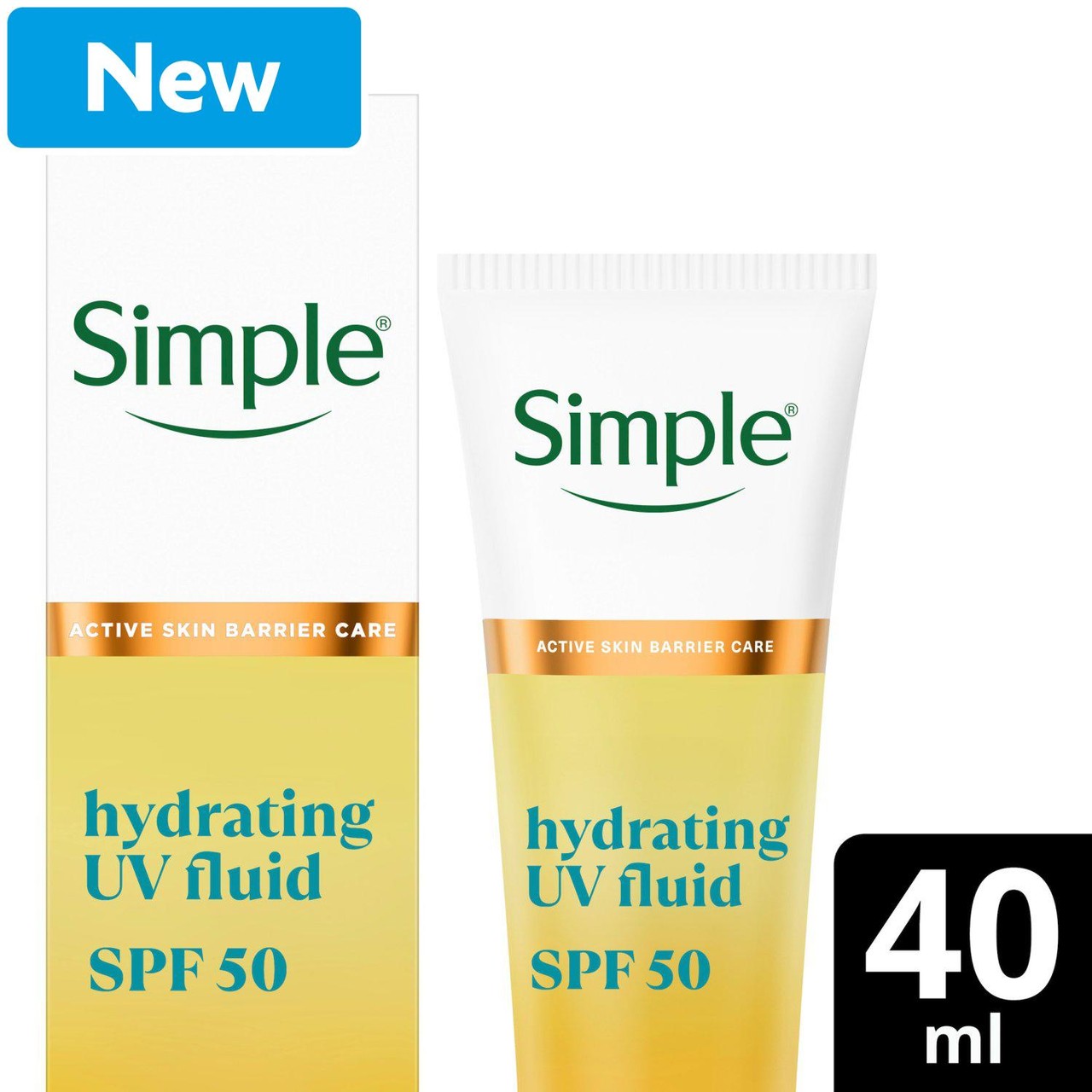 Simple SPF Moisturiser Hydrating Fluid 40ml