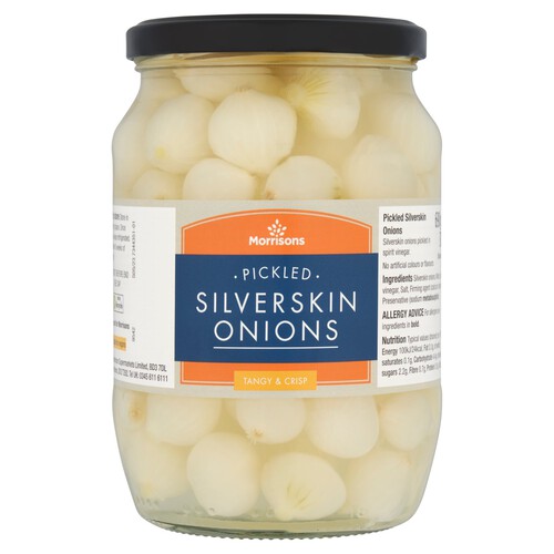 Morrisons Pickled Silverskin Onions (690g)