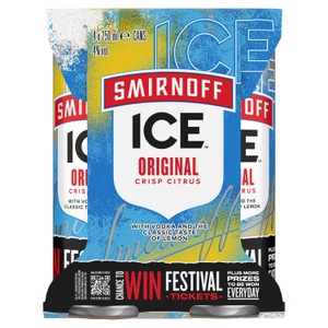 Smirnoff Ice Original 4% vol Ready To Drink 4x250ml Can