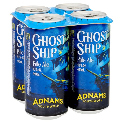 Adnams Ghost Ship Cans 4X440Ml 4.1% Abv
