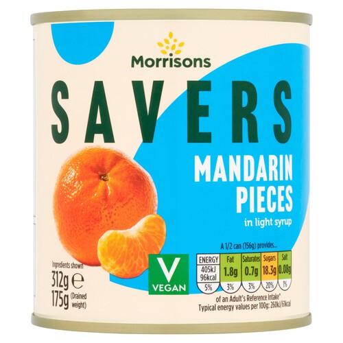 Morrisons Savers Mandarins In Syrup