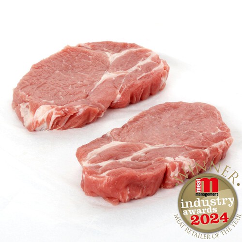 Market Street Boneless Pork Shoulder Steaks