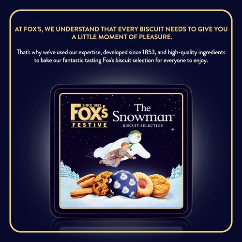 Fox's Festive The Snowman Biscuit Selection Tin