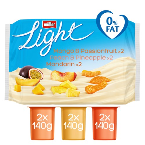 Muller Light Citrus Fat Free Yogurts