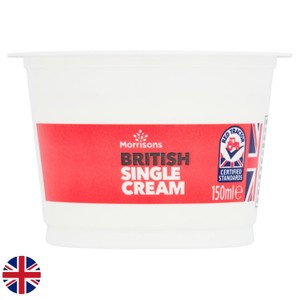 Morrisons British Single Cream