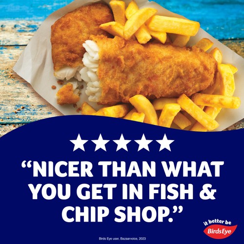 Birds Eye 4 Large Haddock Fillets Battered