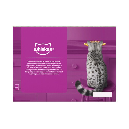 Whiskas Senior 7+ Poultry Feasts Pouches in Jelly