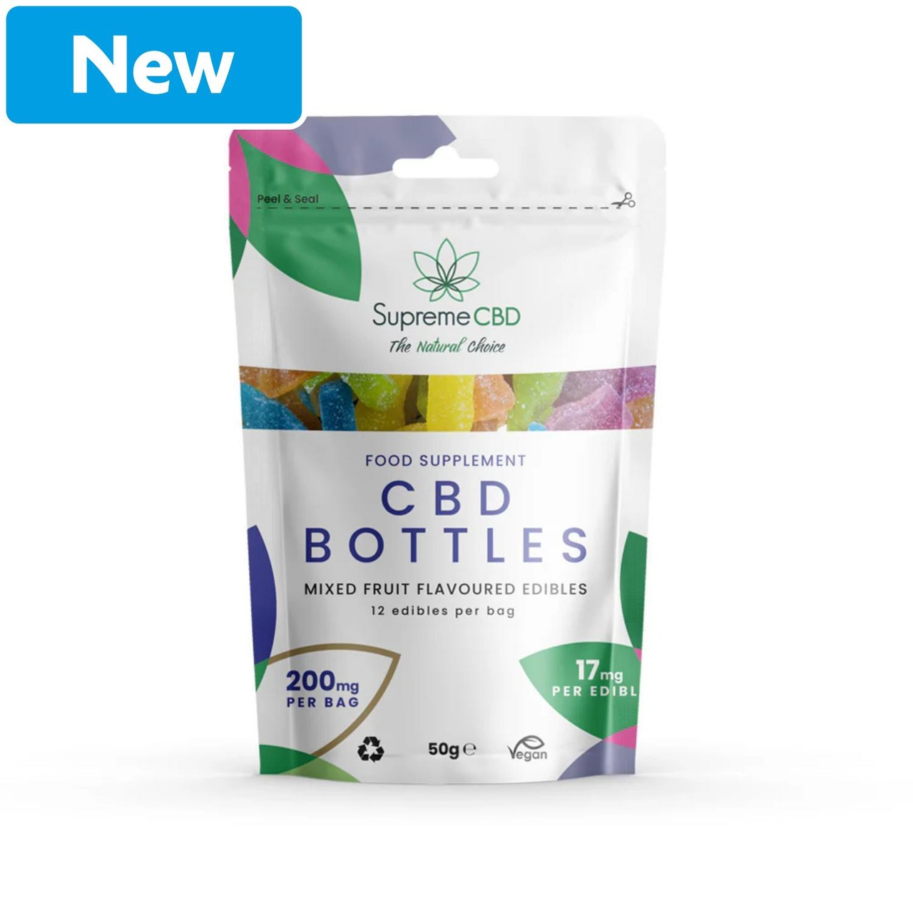 Supreme CBD Gummy Bottles 17mg Grab Bag