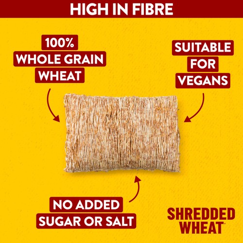 Nestle Shredded Wheat Original Cereal 16 Biscuits 360g