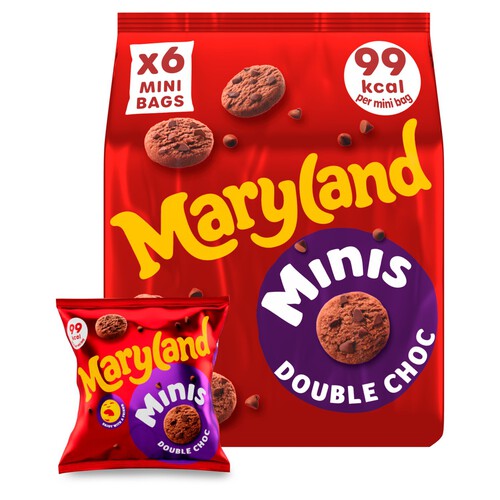 Maryland Cookies Double Chocolate Minis 6 Pack