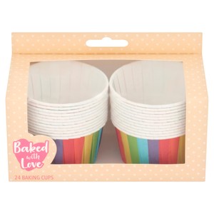 Baked With Love 24 Rainbow Baking Cups