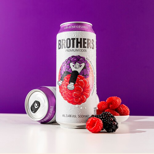 Brothers Un-Berrylievable Cider 3.4% Abv