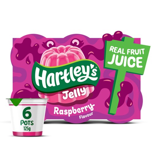 Hartley's Kids Raspberry Jelly 6 x 125g