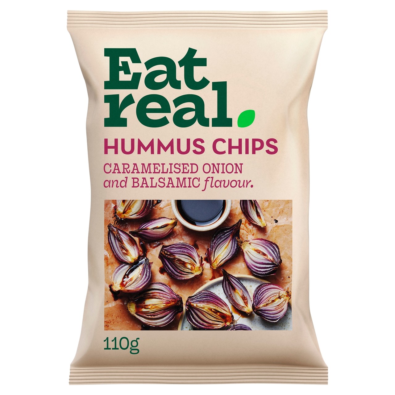 Eat Real Hummus Chips Caramelised Onion And Balsamic Vinegar