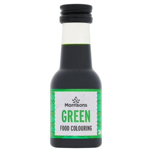 Morrisons green food colouring