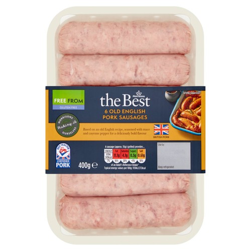 Morrisons The Best Thick Old English Sausages