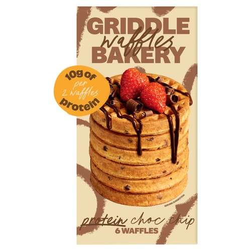 Griddle Protein Choc-Chip Waffles 